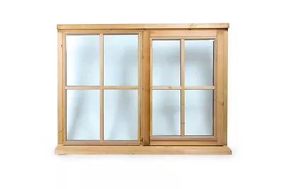 £424.15 • Buy Double Glazed Cottage Bar Softwood Windows 1195mm X 895mm 1 Side Opener Window