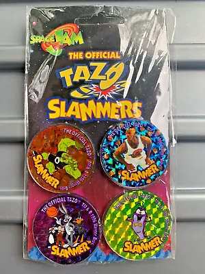 Space Jam Official Tazos Slammers Brand New In Pack Michael Jordan Bugs Bunny • $31.95