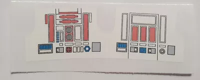 Vintage Star Wars Red Bar Variant R5-D4 Replacement Toy Sticker Peel & Stick • $5.50