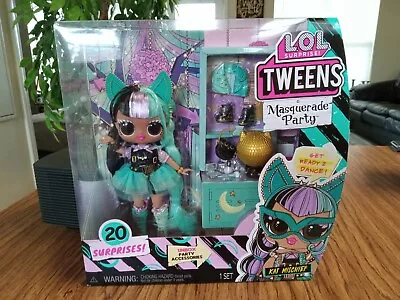 NEW LOL Surprise Tweens Masquerade Party Kat Mischief Fashion Doll 20 Surprises • $76.99