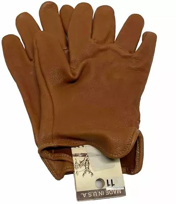 Sullivan Mens Deerskin Leather Gloves Lightly Insulated Work/Shooting Sz 11 XL • $46.99