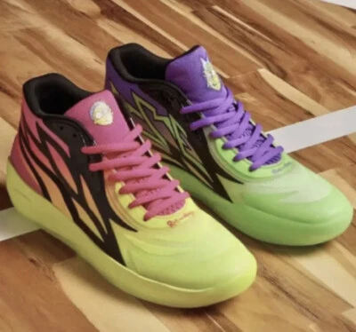 $299 • Buy PUMA X RICK AND MORTY MB.02 Unisex Basketball Shoes SIZE US 14.   Free Shipping