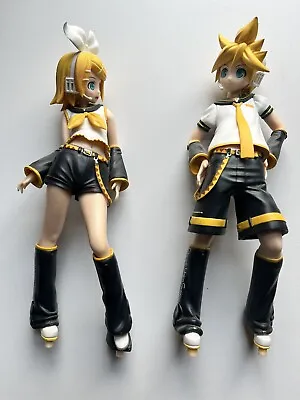 Kagamine Rin And Len Premium Figure Set VOCALOID SEGA From Japan Out Of Box • $89.99