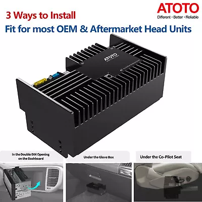 ATOTO 392W Amplifier Car Audio Class A/B 4Channel Built-in Line-Out Converters • $209
