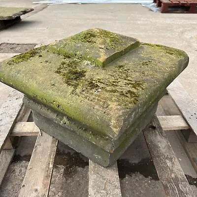 Reclaimed Stone Pillar Cap • £300