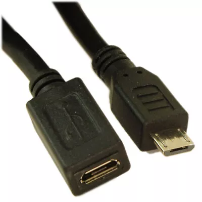 6ft USB 2.0 Micro-B 5-Pin EXTENSION Male/Female Cable  Nickel Plated • $4.80