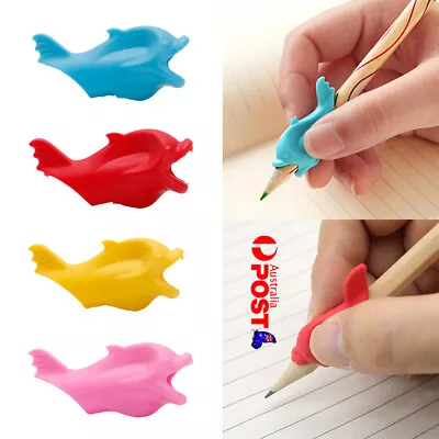 4/8/24x Children Pencil Holder Writing Hold Pen Grip Posture Correction Tool • $4.15