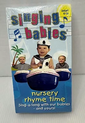 Vintage Singing Babies VHS - Nursery Rhyme Time Sing-A-Long 2000 NEW SEALED • $11.99