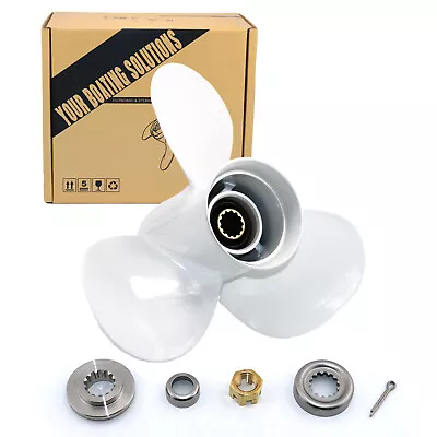 Boat Propeller 11 1/8x13 And Hardware Kit For Yamaha 25-60HP Outboard Aluminum • $99