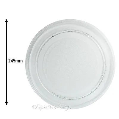 Panasonic 245mm Microwave Turntable Glass Plate (PL12) • £11.36