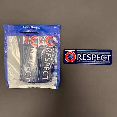 UEFA RESPECT ‘Player Size’ Shirt Sleeve Patch  2012 - 2024 | 100% Official • £10