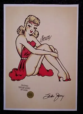 Sailor Jerry Tattoo Flash Print Tattoo Machine Vintage • £4.95