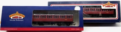 £2.99 • Buy Bachmann 00 Gauge SUBURBAN Mk1 57ft COACHES (Pair) USED. Crimson