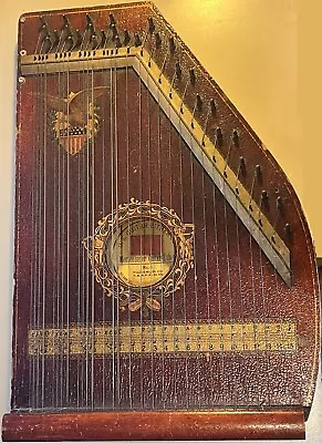 Oscar Schmidt Antique Menzenhauer's No. 2 Guitar Zither Autoharp VTG Patent 1894 • $89.99