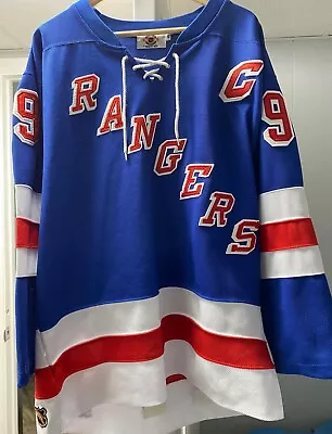 Vintage Starter NHL New York Rangers Wayne Gretzky Blue Jersey Size 48 • $203.99