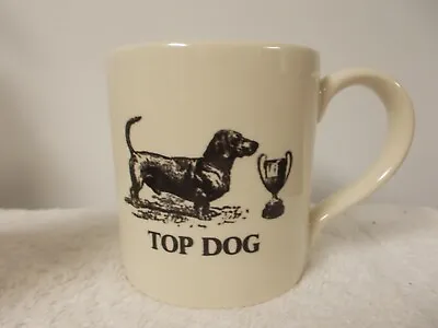 Royal Stafford Top Dog Dachshund Ivory Porcelain Coffee Tea Cup Mug England Made • $11.99