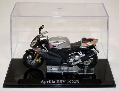 Atlas Editions  - APRILIA RSV 1000R - Motorcycle Model Scale 1:24 (IXO) • £13.99