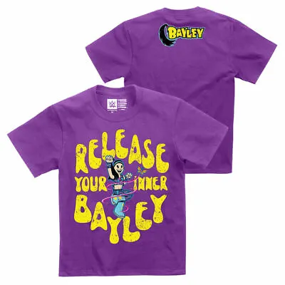 WWE Bayley  Release Your Inner Bayley  [Youth - Large] Authentic T-Shirt Black • $27.16