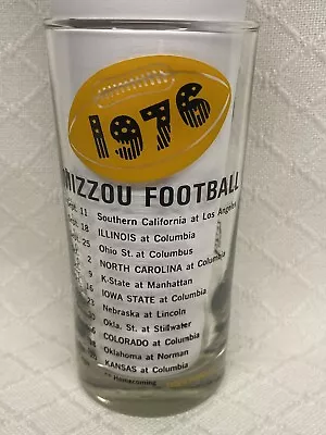 University Of Missouri Football RARE 1976 Glass Tumbler Mizzou Tigers MFA Oil • $19.99
