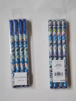 Vera Bradley MARIAN FLORAL Gel Pens Pack Of 4  (New & Sealed)  • $9.95