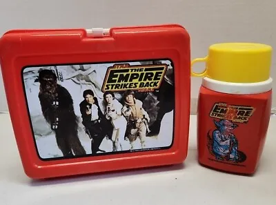 THE EMPIRE STRIKES BACK VINTAGE 1980 Lunch Box With Thermos • $19.99