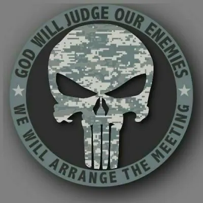 Skull Camo Us Army Military From 2  To 50  Car Truck Decal Sticker Usa • $1.89