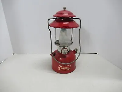 Coleman 7/1967 Lantern Red 200A W/ Globe Camping Vintage Sunshine Of The Night • $59