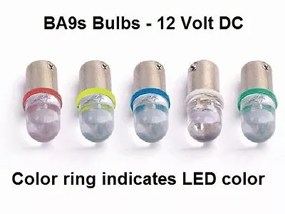 BA9S LED Bulb - 12V Cool White LED - T10 T5 Auto Map Dome LED Bulb - Set Of 2 • $12.95