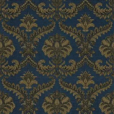 23609 - Italian Classics 4 Damask Blue Galerie Wallpaper • £53.95