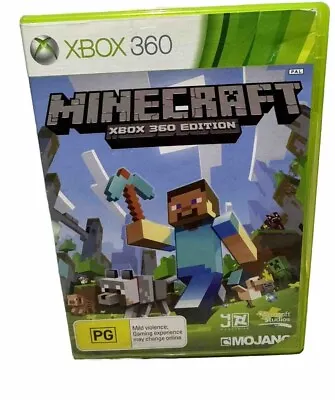 Minecraft Xbox 360 Edition - Xbox 360 Game - No Manual • $17.50