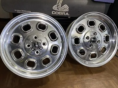 Greg Weld Rodlite Style 4 Lug Wheels 17x4 Mustang Rare Obsolete Drags 4 X 108. • $550