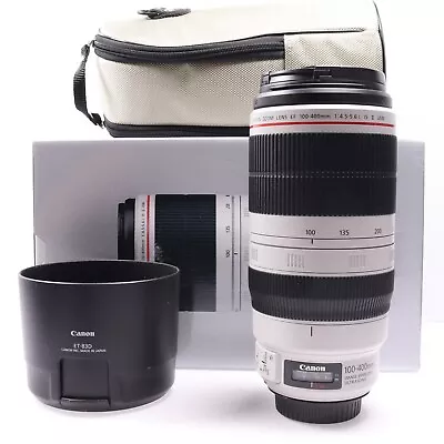 Canon EF 100-400mm F/4.5-5.6L IS II USM Telephoto Zoom Lens BOXED - VM 1454 MT - • £1199