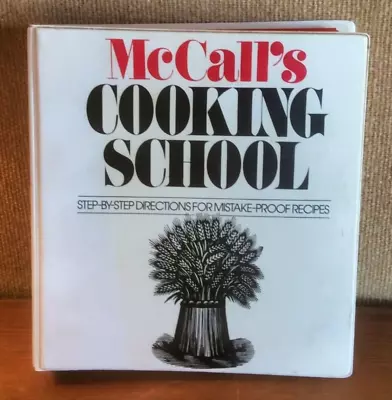 McCall's Cooking School Mistake Proof Recipes Binder 1986 • $14.99