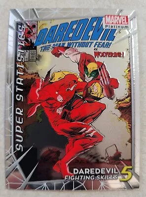 2023 UD Marvel Platinum Super Statistics #PL02 Daredevil Wolverine Insert • $0.99