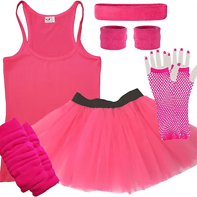 Pink Fun Run Tutu Costume Womens: Fancy Dress Race For Life Charity Accessories • £10.95