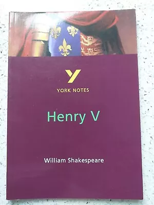 York Notes Henry V Study Guide • £1.50