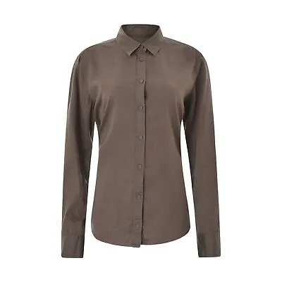 Marc O'Polo Womens Shirt Long Sleeves Brown Tops Size See Description Authentic • £34.89