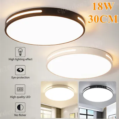 £19.94 • Buy LED Ceiling Light Round Panel Down Lights Bathroom Kitchen Living Room Wall Lamp