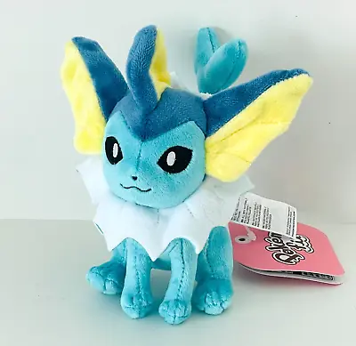 Pokemon Plush Vaporeon SITTING CUTIES Stuffed Toy Pokemon Center Original Japan • $29.80