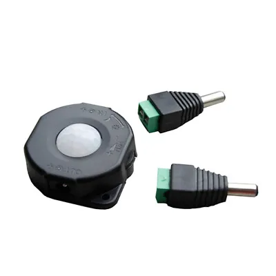 PIR Motion Activated Sensor Switch DC5-30V LED Light Control Detector Black #ur • $7.50
