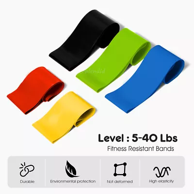 Resistance Booty Bands Set Loop Power Strength Exercise Fitness Crossfit Yoga AU • $7.95