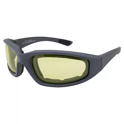 Maxx Sunglasses SS1 Gray Frame Yellow Ansi Z87+ With Foam Lens • $21.99