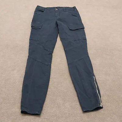 J Brand Womens Size 27 Blue Ankle Zip Olympia Skinny Cargo Pocket Jeans • $18.88