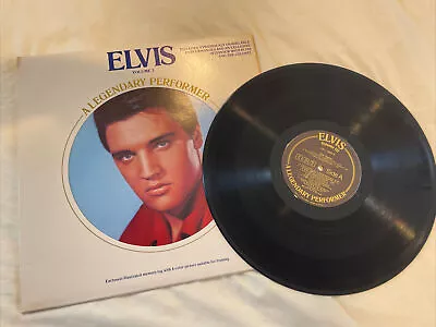 Elvis Presley Vol 3 A Legendary Performer Die-cut CPL1-3082  1978 No Book • $3