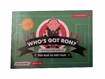 Who's Got Ron Interactive Football Version Board Game - Age 8-80 - Sealed • £8.99