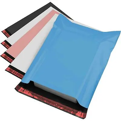 £5.75 • Buy 50 MIXED SIZES Color Envelopes Self Seal Postage Poly Postal Mailing Bags Sacks 