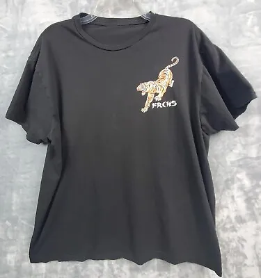 Franchise Japan Black TShirt Short Sleeve With Tiger Size Large - XLarge • $12.35