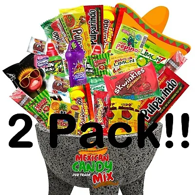 !! 2 PACK !!-- Mexican Candy Mix (42 Count) Variety Of SPICY And Sour Bulk • $25.95