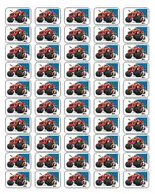 50 Blaze And The Monster Machines Envelope Seals / Labels / Stickers 1  By 1.5  • $2.19