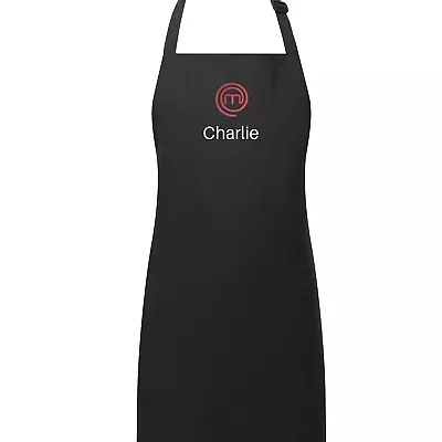 Children MasterChef  Apron - Bib Kids Embroidered With Logo Personal • £12.99